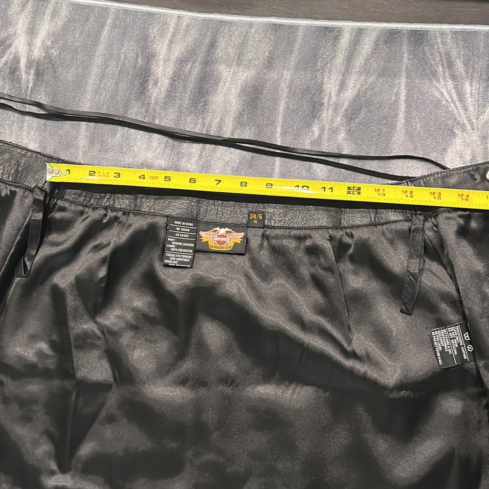 Harley Davidson Leather Skirt - Picture 6 of 9